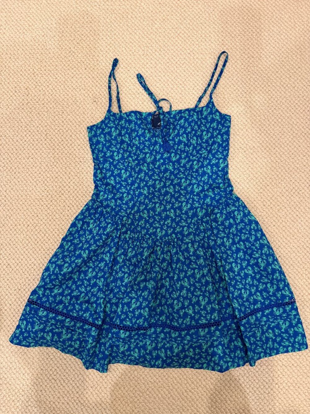 Roller Rabbit X Target Collab Mini Dress Blue XS NWOT